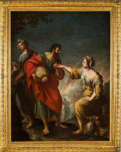 Ercole Graziani  (Bologna 1688 - 1765)  Lot e le figlie   VENDUTO